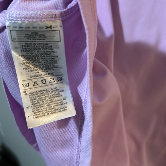 NWT Adidas Long Sleeve Golf T-Shirt Lilac Purple Womens XL Athletic Crew Neck - Picture 10 of 10